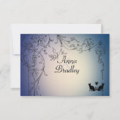 Garden Cats RSVP封筒 出欠カード (正面)