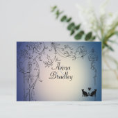 Garden Cats RSVP封筒 出欠カード (スタンド正面)