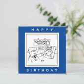 Garden Center Cartoonのアクション格言 カード (スタンド正面)