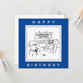 Garden Center Cartoonのアクション格言 カード (正面/裏面インサイチュ)