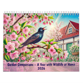 Garden Companions – A Year with Wildlife at Home 2 カレンダー