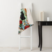 Garden Companions – Floral Cats in Bloom シェルパブランケット (インサイチュ)