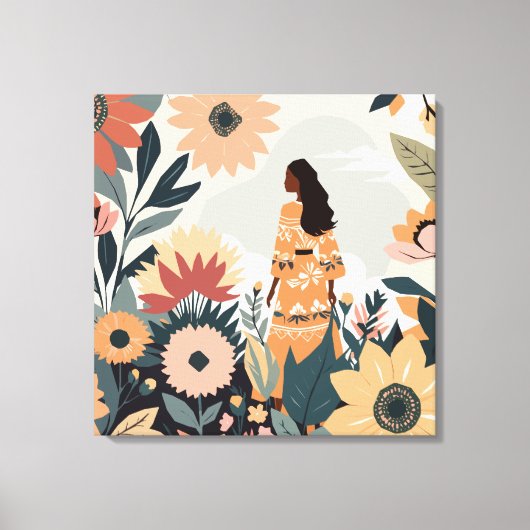 Garden Contemplation キャンバスプリント (正面)