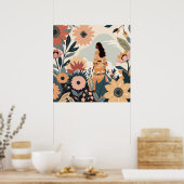 Garden Contemplation ポスター (キッチン)