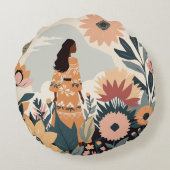 Garden Contemplation ラウンドクッション (裏面)