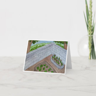 Garden Corner Greeting Card カード