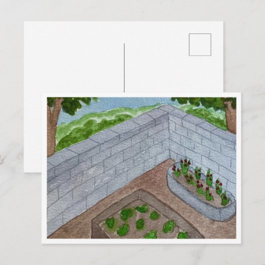 Garden Corner Postcard ポストカード (正面/裏面)