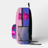 Garden Cosmos, the everyday or school backpack.  プリントバックパック (右)