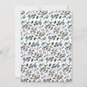 Garden Crest｜ナチュラル フラワー ウェディング 招待状 (裏面)