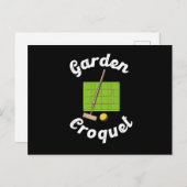 Garden Croquet Sport Croquet Player Gift ポストカード (正面/裏面)