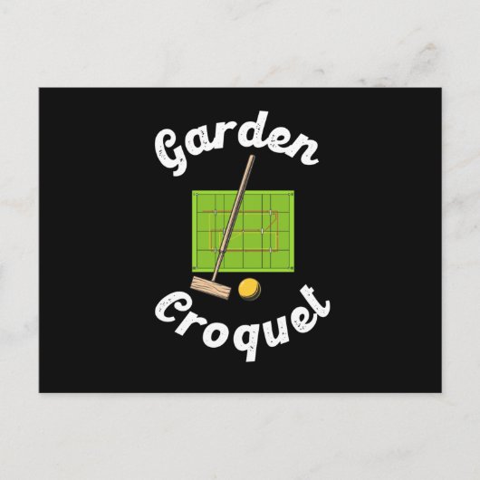 Garden Croquet Sport Croquet Player Gift ポストカード (正面)