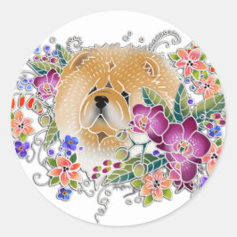 GARDEN DANCE CHOW – スタンプ ラウンドシール