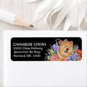 GARDEN DANCE CHOW -差出人住所ラベル ラベル (インサイチュ)