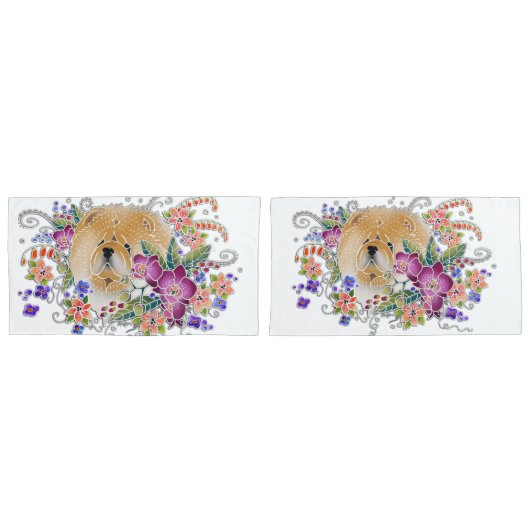 GARDEN DANCE CHOW - KING pillowcase set of 2 枕カバー (正面-セット)