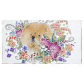 GARDEN DANCE CHOW - KING pillowcase set of 2 枕カバー (正面左)