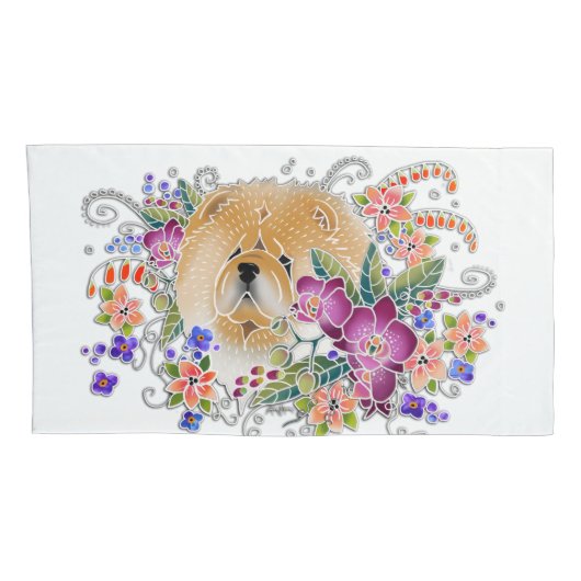 GARDEN DANCE CHOW - KING pillowcase set of 2 枕カバー (裏面-右)