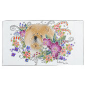 GARDEN DANCE CHOW - KING pillowcase set of 2 枕カバー (正面右)