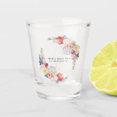 Garden Disco Bachelorette Custom ショットグラス (正面)