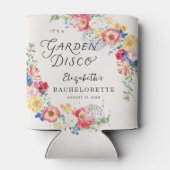 Garden Disco Bachelorette Monogram 缶クーラー (裏面)