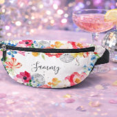 Garden Disco Bachelorette Party Monogram ファニーパック