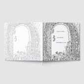 Garden Door Floral Wedding Guest Book ゲストブック (全面)