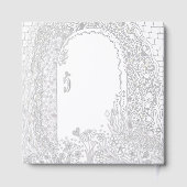 Garden Door Floral Wedding Guest Book ゲストブック (裏面)