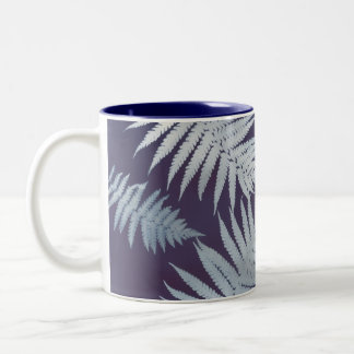 Garden Fern Blue Coffee Mug ツートーンマグカップ