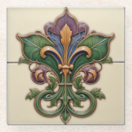 Garden Fleur-de-Lis Coaster ガラスコースター