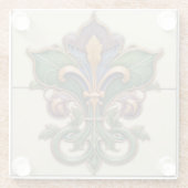 Garden Fleur-de-Lis Coaster ガラスコースター (裏面)
