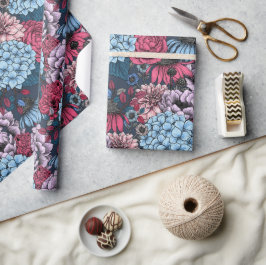 Garden florals ラッピングペーパー
