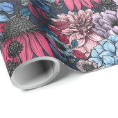 Garden florals ラッピングペーパー (ロールコーナー)