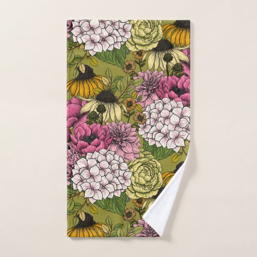 Garden florals 2 バスタオルセット (ハンドタオル)