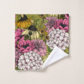 Garden florals 2 バスタオルセット (ウォッシュタオル)