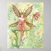 Garden Flower Fairy Poster Print ポスター (正面)