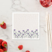 Garden Flowers on Napkins スタンダードカクテルナプキン (インサイチュ)