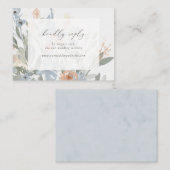 Garden Flowish RSVP by Webサイトの挿入 エンクロージャーカード (正面/裏面)