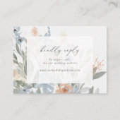 Garden Flowish RSVP by Webサイトの挿入 エンクロージャーカード (正面)
