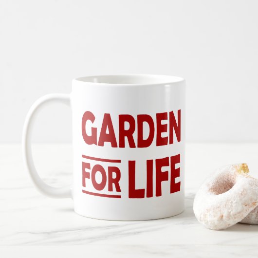 Garden For Life コーヒーマグカップ (ドーナツ)