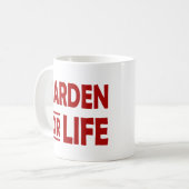 Garden For Life コーヒーマグカップ (正面左)