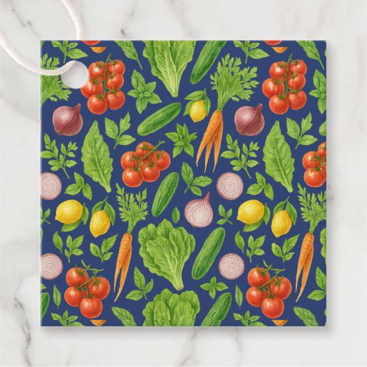 Garden-Fresh Deep Navy フェイバータグ (正面)