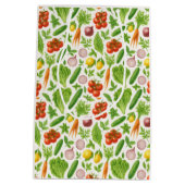 Garden-Fresh Veggies Gift Bag — Medium | Ivory ミディアムペーパーバッグ (裏面)
