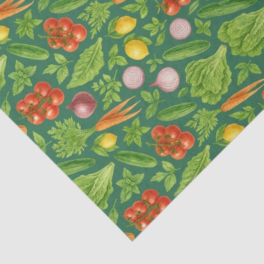 Garden-Fresh Veggies Tissue — Green Goodness 薄葉紙 (詳細)