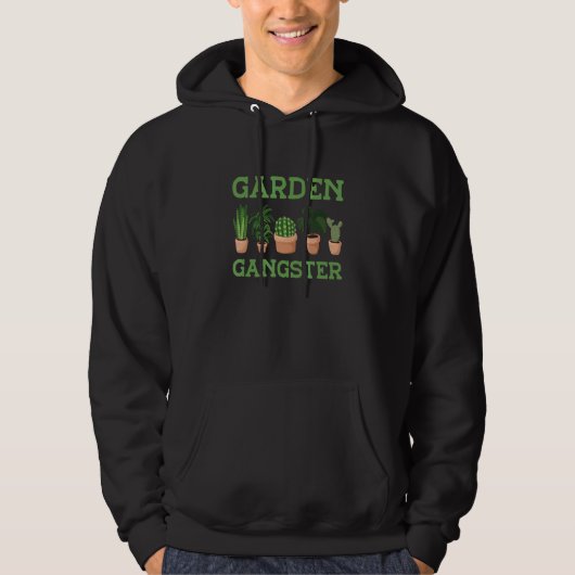 Garden Gangster Botanical Flowers Gardening Plant パーカ (正面)