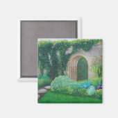 Garden Gate, English Garden—冷蔵庫用マグネット マグネット (正面/裏面)