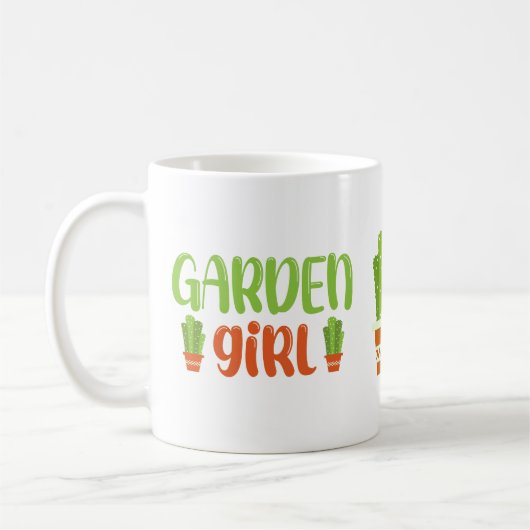 Garden Girl コーヒーマグカップ (左)
