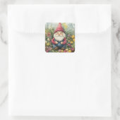 Garden Gnome スクエアシール (バッグ)