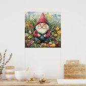 Garden Gnome ポスター (キッチン)