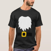 Garden Gnome Costume White Beard And Belt With Buc Tシャツ (正面)