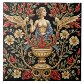Garden Goddess Ceramic Tile タイル (正面)