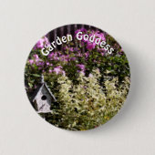 Garden Goddess Flower Garden Cute  缶バッジ (正面)